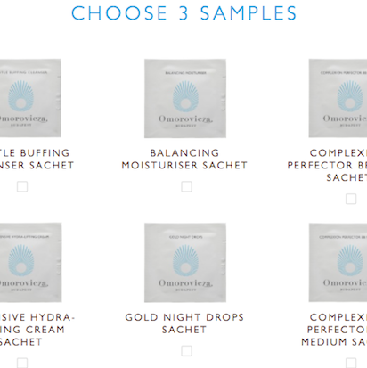 Reader Offer: Luxury Skincare Samples from Omorovicza