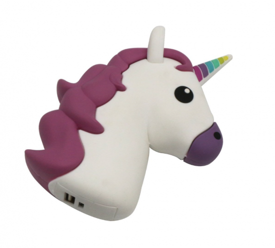 unicorn portable emoji phone charger