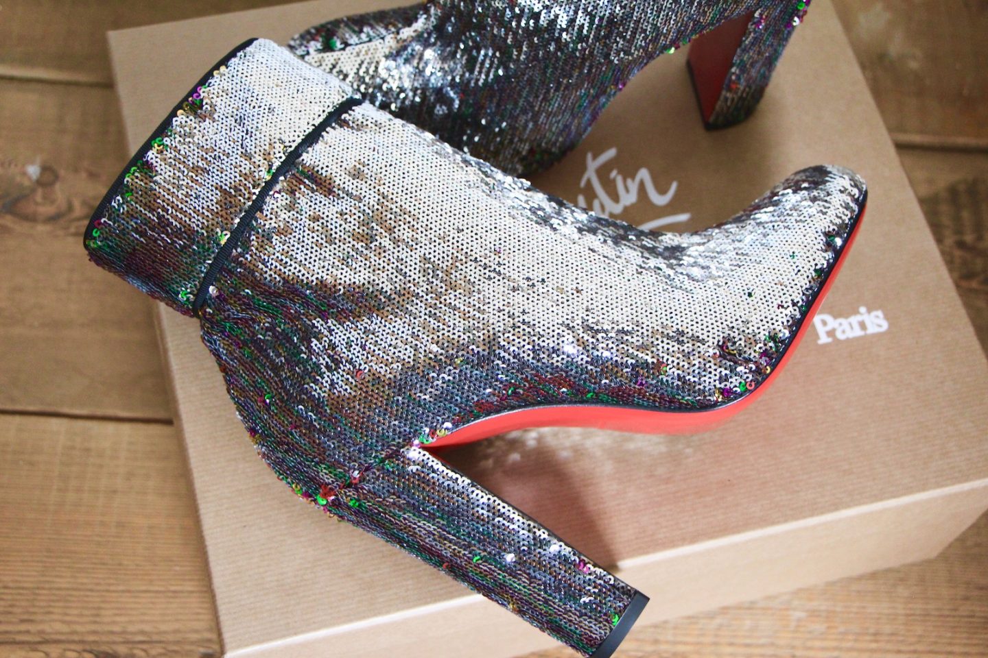 Christian Louboutin Sequin Boots: It's Party Time - Ruth Crilly