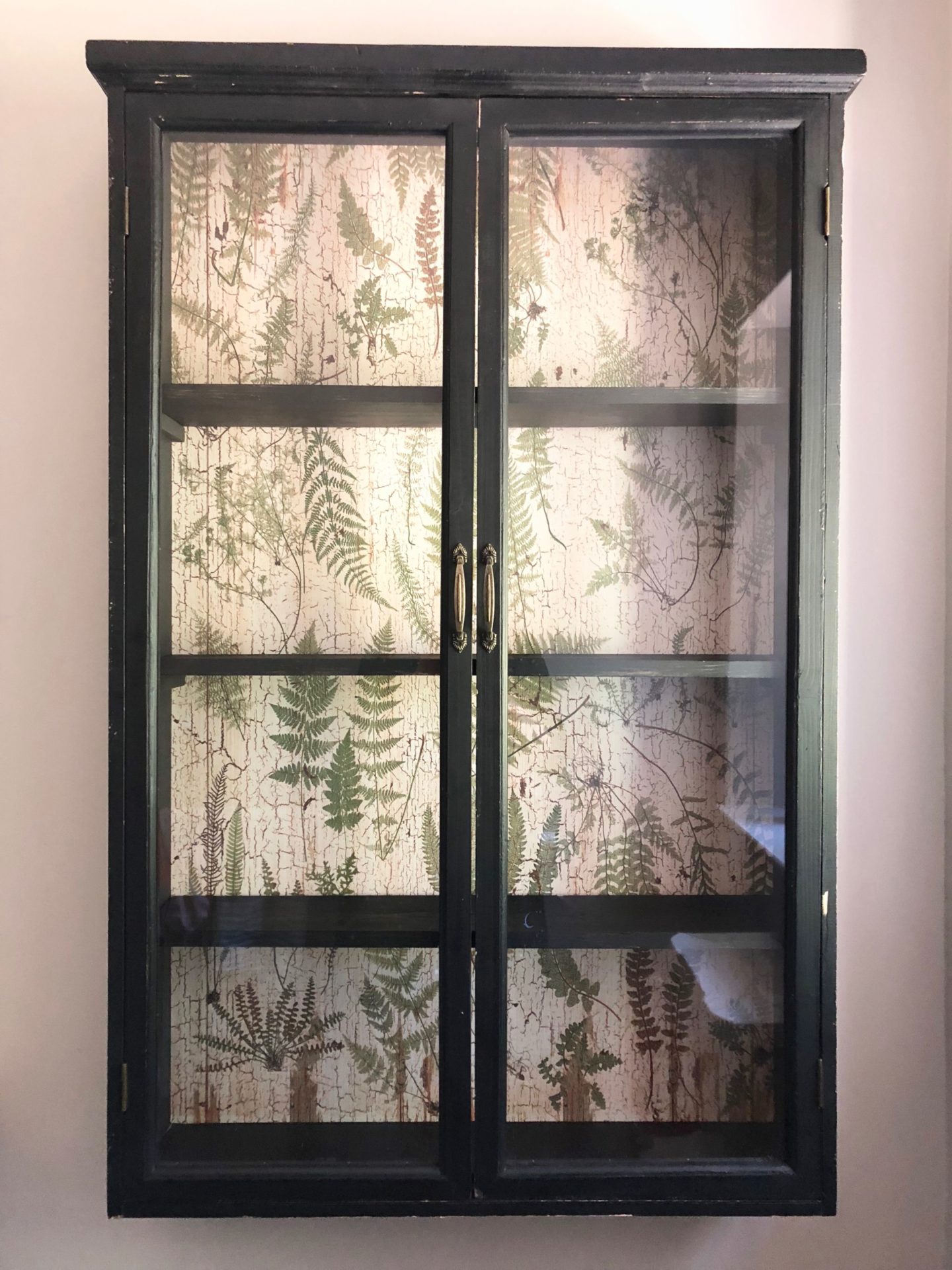 botanical print cabinet 