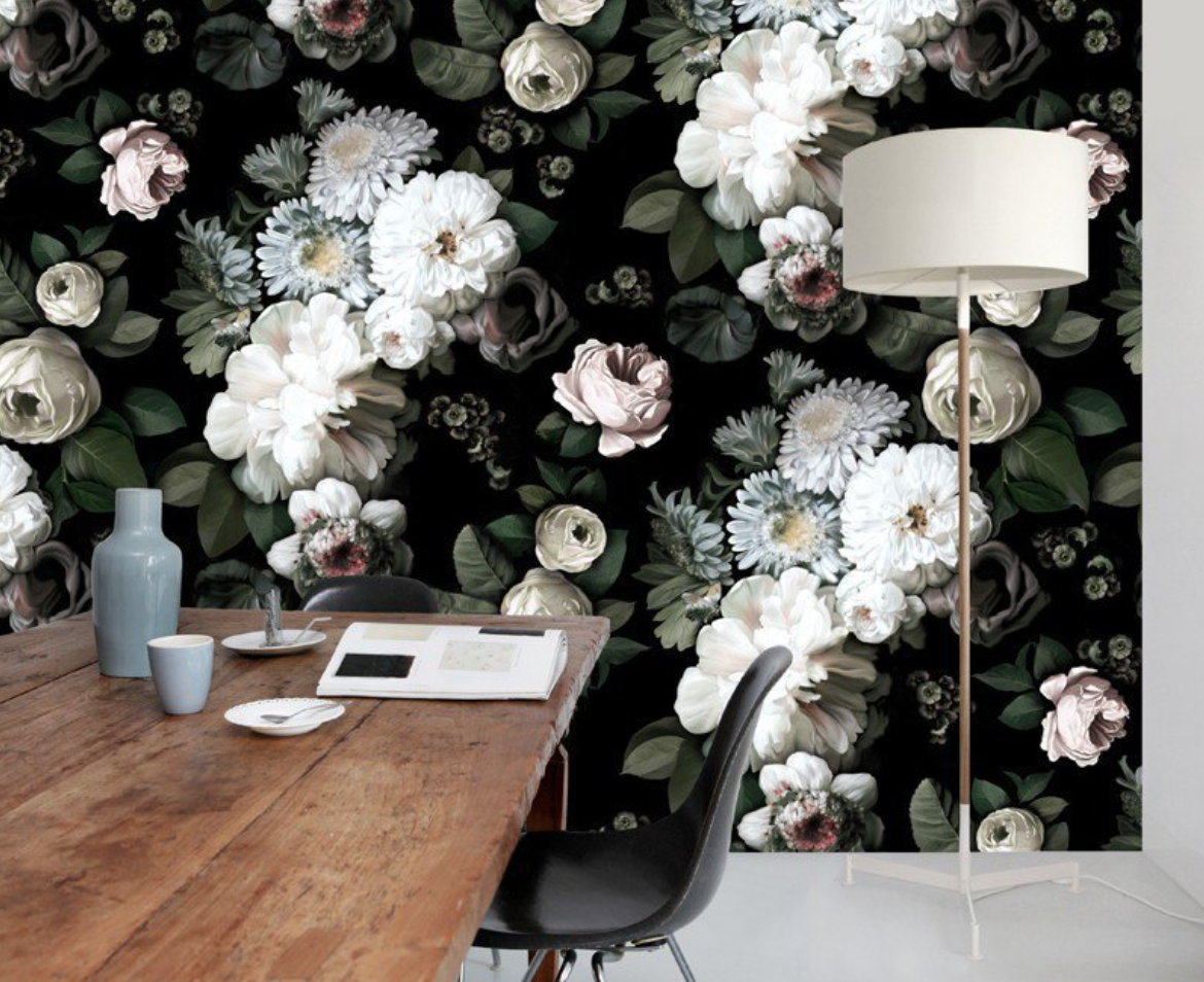 ellie cashman floral wallpaper