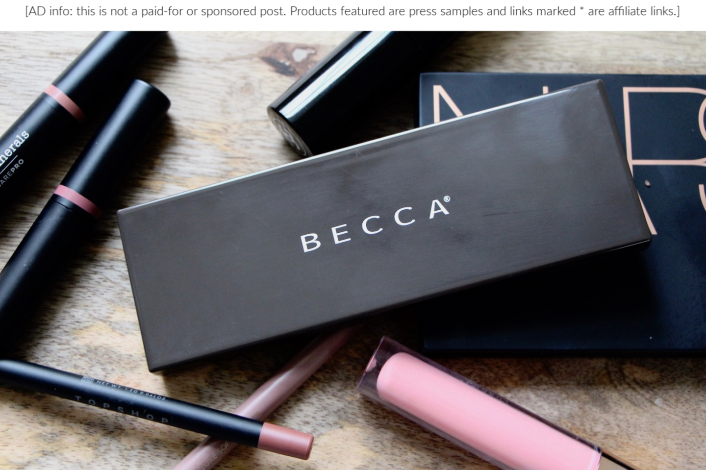 becca ombre nudes palette review