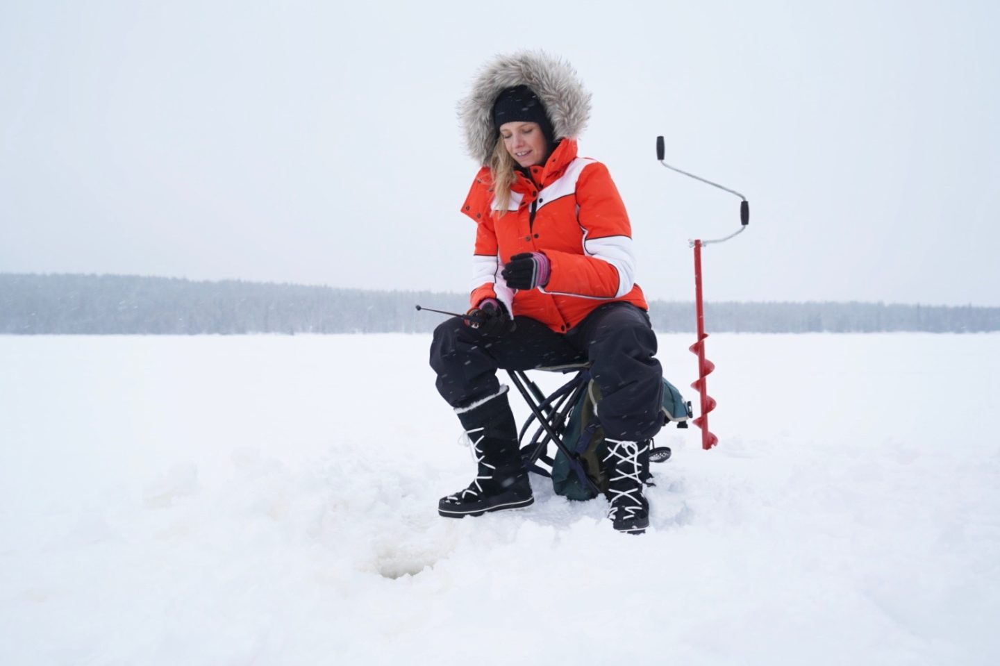 ruth crilly ice fishing 