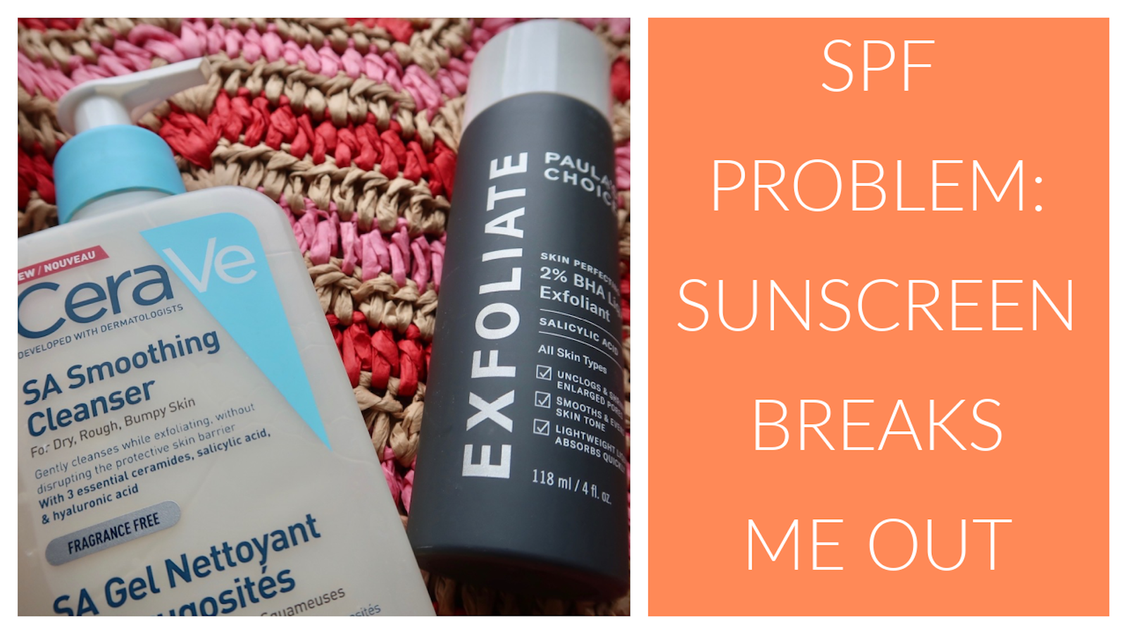 SPF Problem: Sunscreen Breaks Me Out